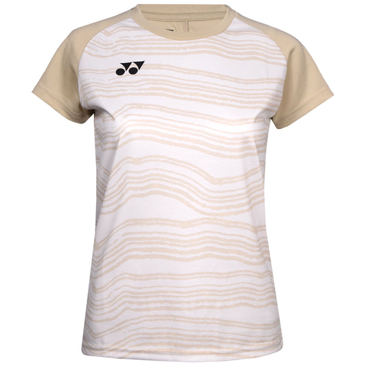 Yonex Women's Crew Neck Shirt YW0050 Ice Beige
