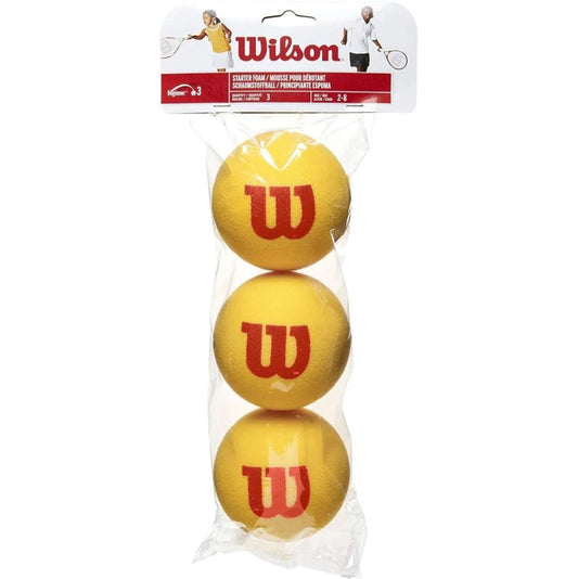 Wilson balles Starter Foam Rouge (paquet de 3)