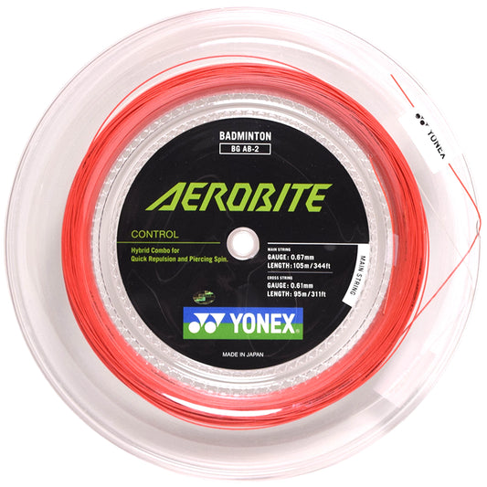 Yonex roulette Aerobite Blanc/Rouge (200M)