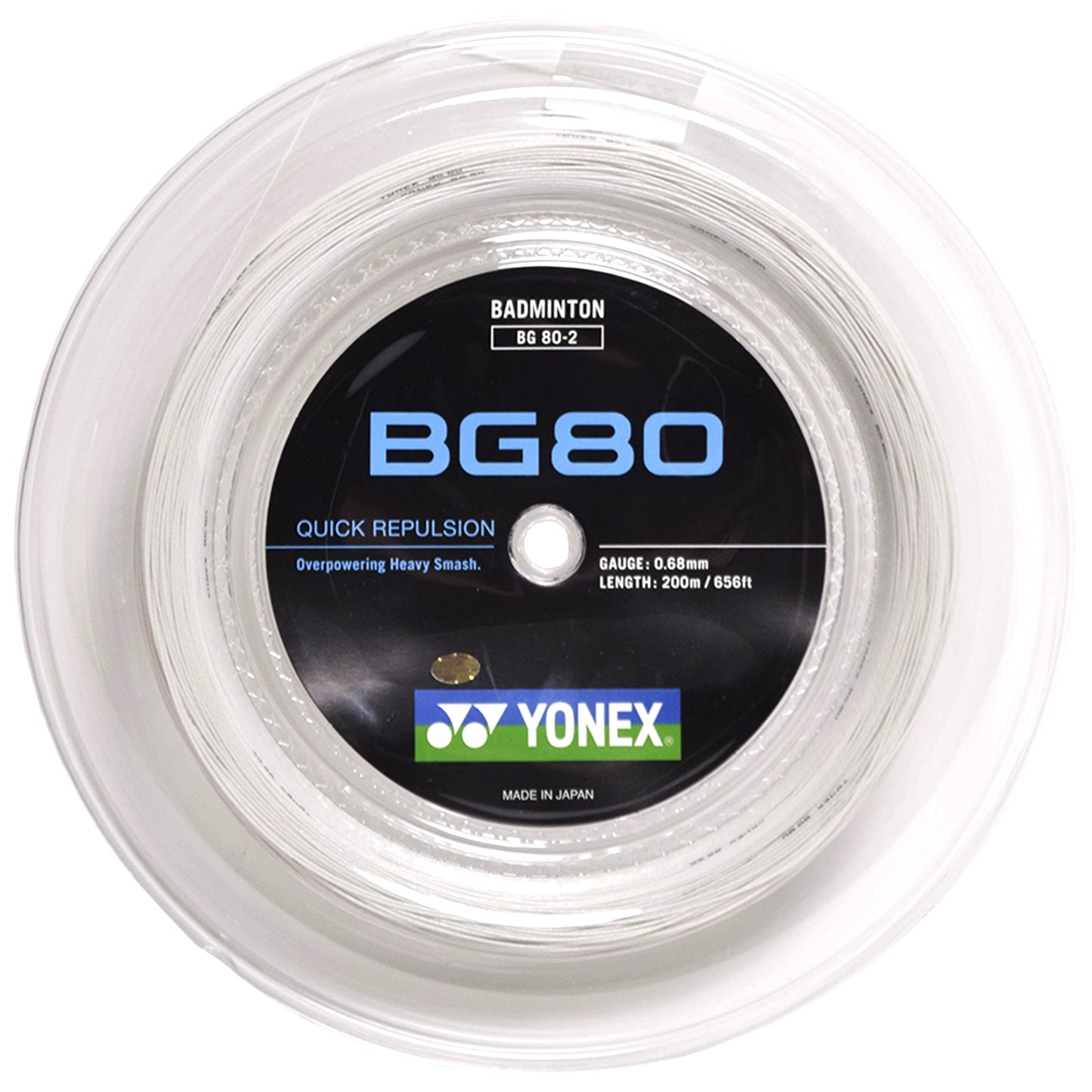 Yonex roulette BG80 Blanc (200M)