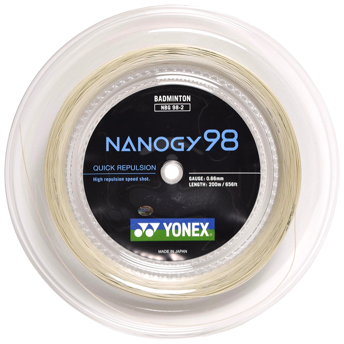 Yonex roulette Nanogy 98 Or cosmique (200M)