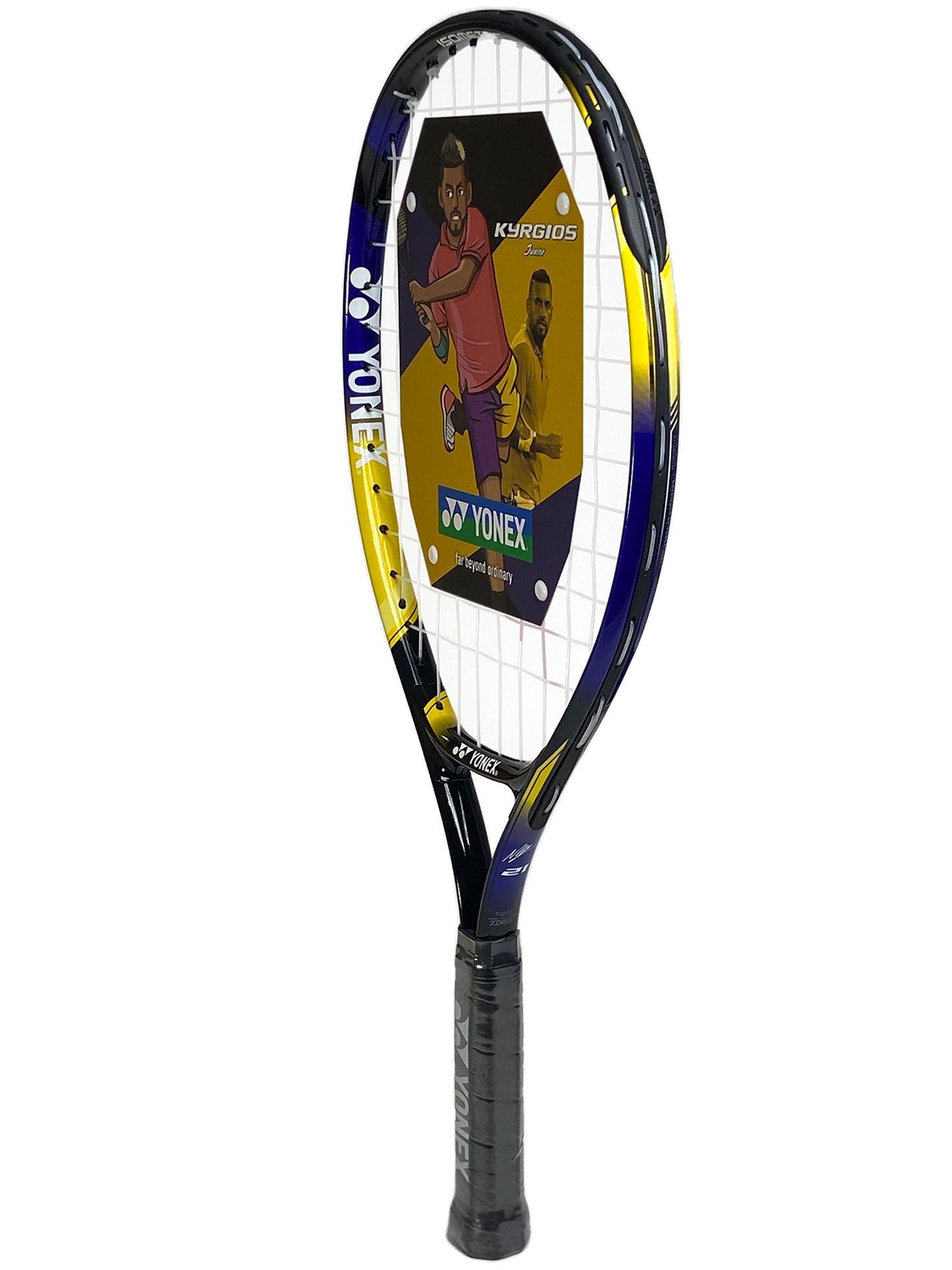 Yonex KYRGIOS Junior 21" Cordée Jaune/Marine (22NKJR21S)