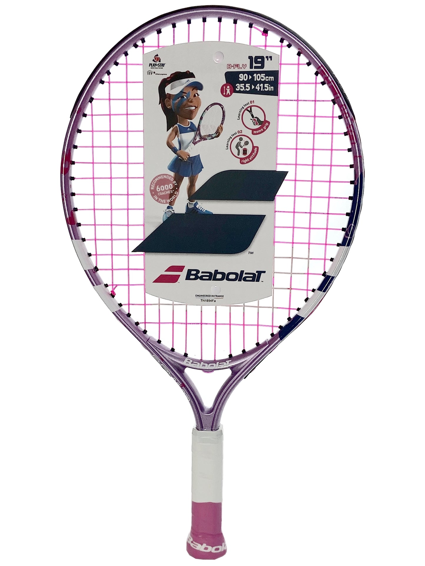 Babolat B Fly 19" Junior Strung (140242-311)