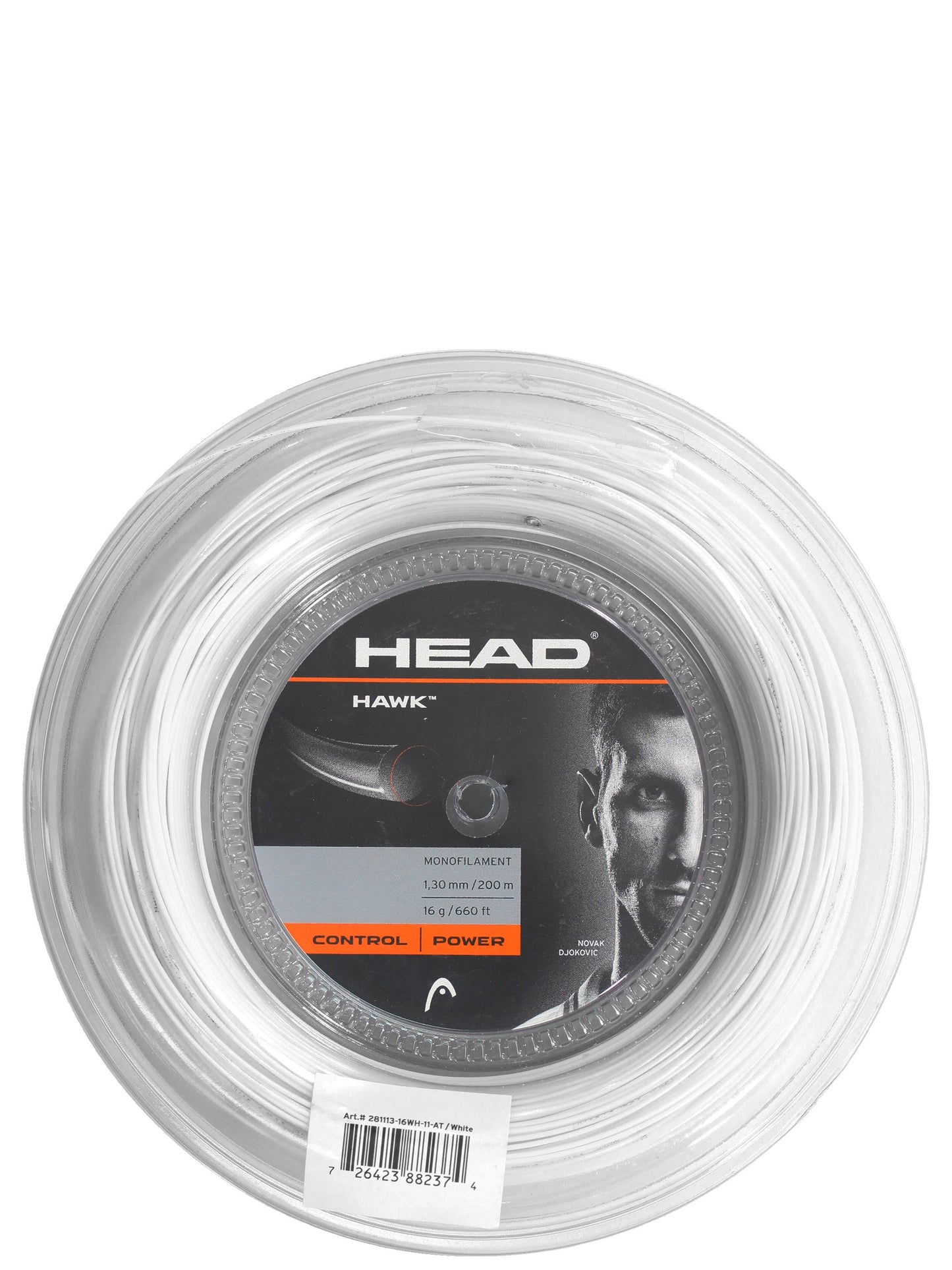 Head reel Hawk 16 White (200M)