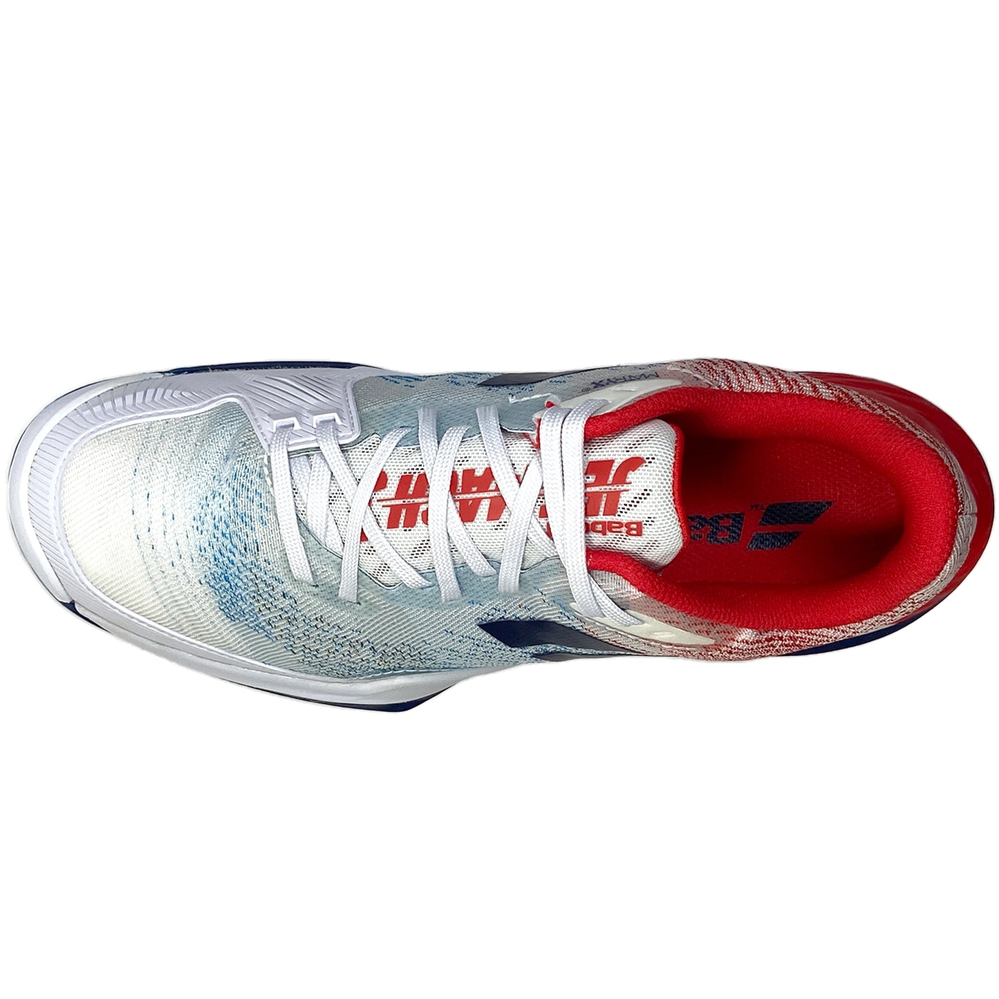 Babolat Homme Jet Mach 3 AC 30F22629-1005 Blanc/Bleu