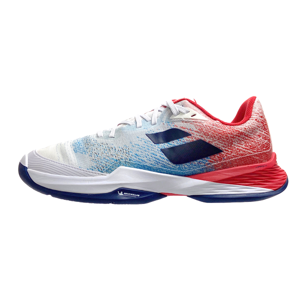 Babolat Homme Jet Mach 3 AC 30F22629-1005 Blanc/Bleu