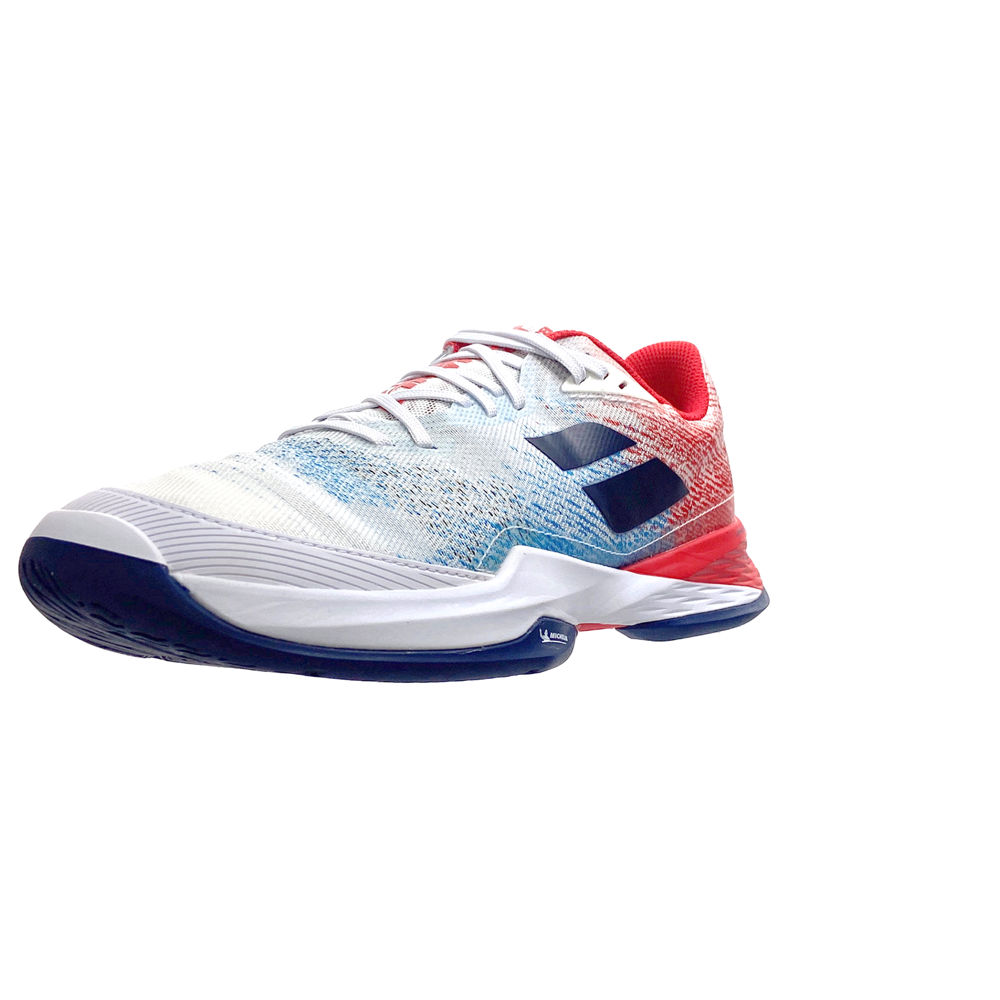 Babolat Homme Jet Mach 3 AC 30F22629-1005 Blanc/Bleu