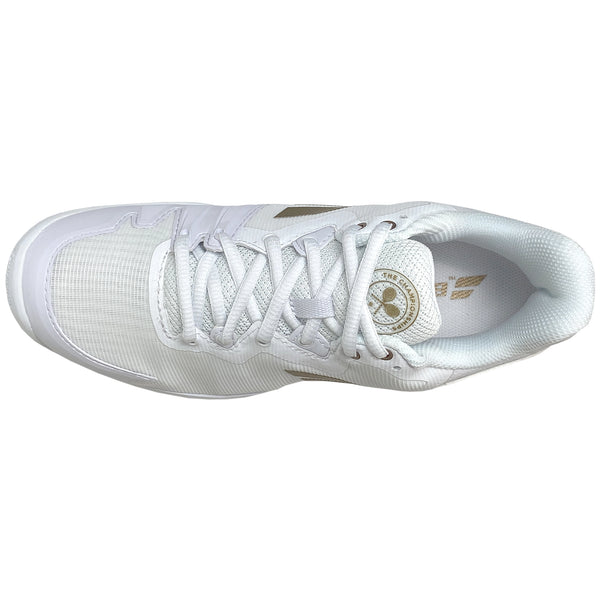 Babolat Femme SFX3 Wimbledon AC 31S23885-1070 Blanc/Or