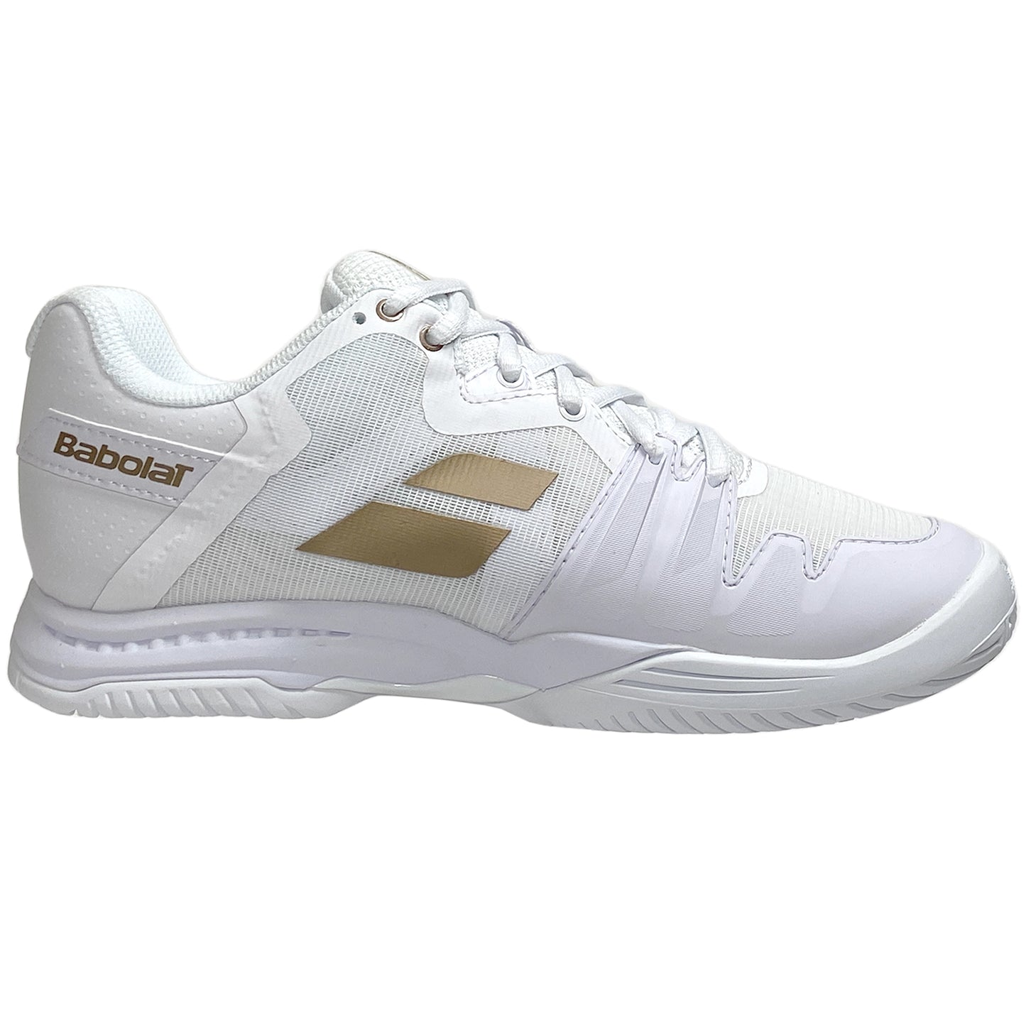 Babolat Women's SFX3 Wimbledon AC 31S23885-1070 White/Gold