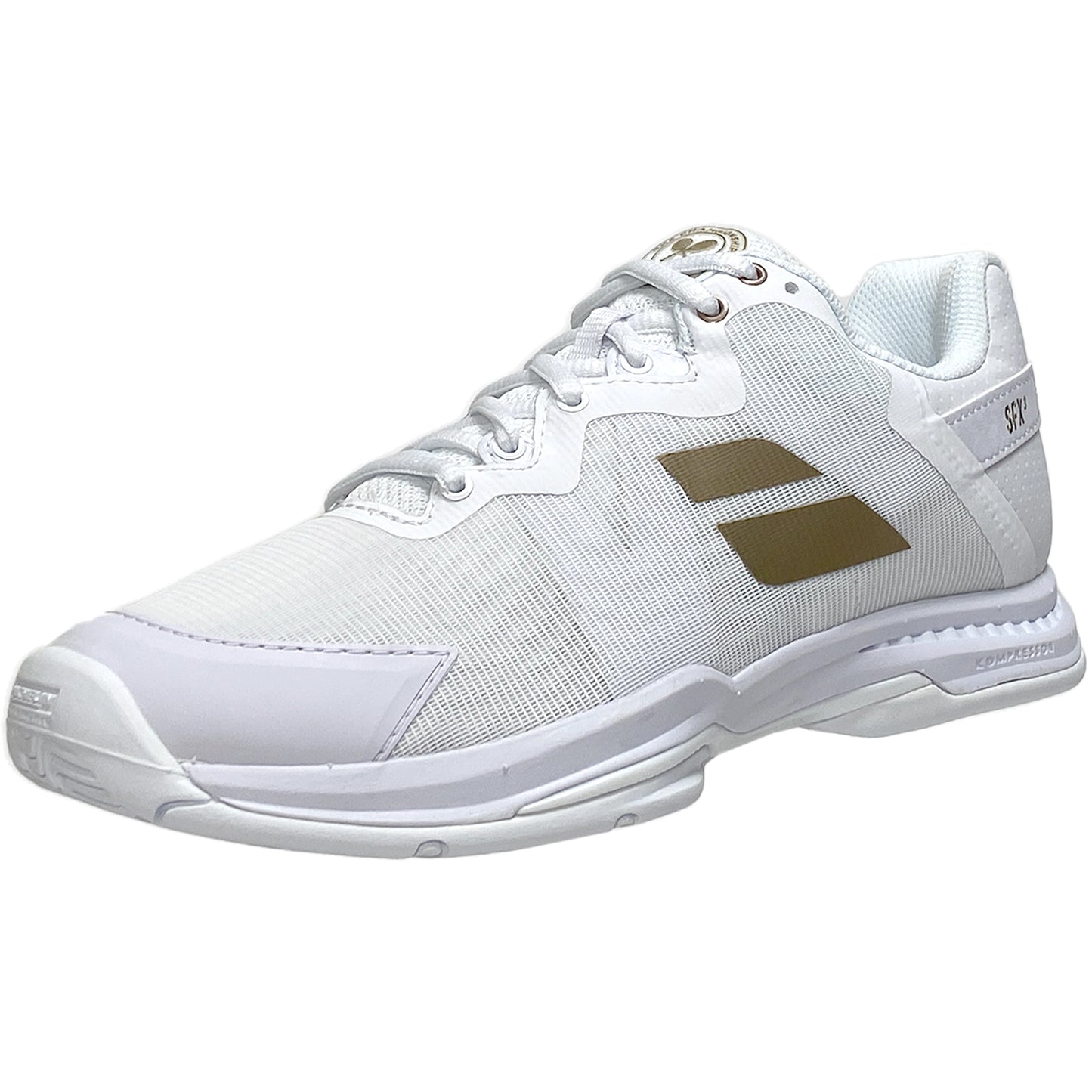 Babolat Women's SFX3 Wimbledon AC 31S23885-1070 White/Gold