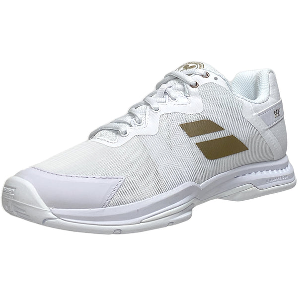 Babolat Femme SFX3 Wimbledon AC 31S23885-1070 Blanc/Or