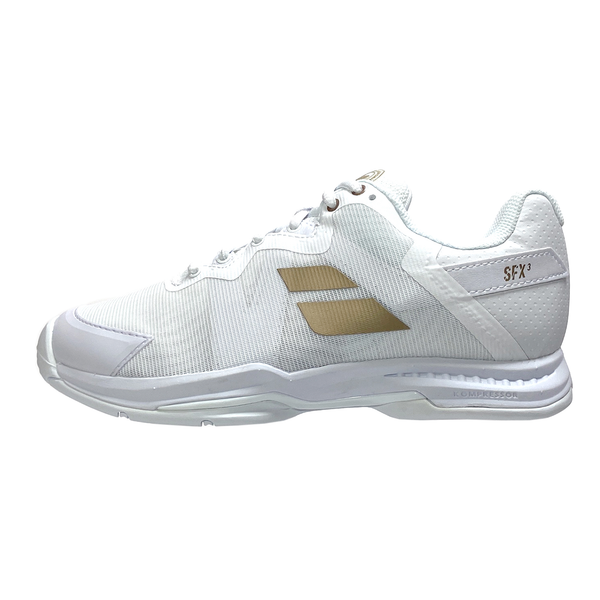 Babolat Femme SFX3 Wimbledon AC 31S23885-1070 Blanc/Or