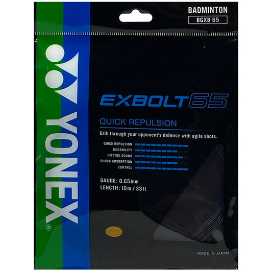 Yonex BG Exbolt 65 10m Noir