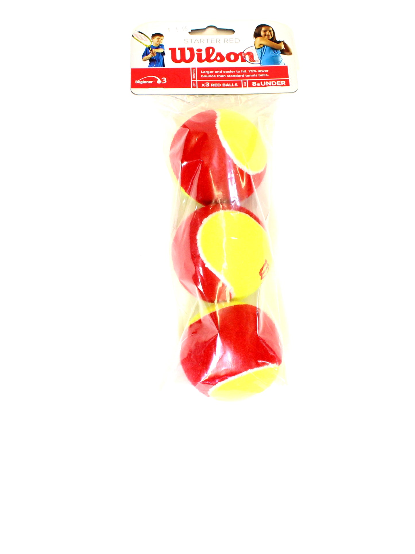 Wilson balls Starter Easy Red (packet of 3)