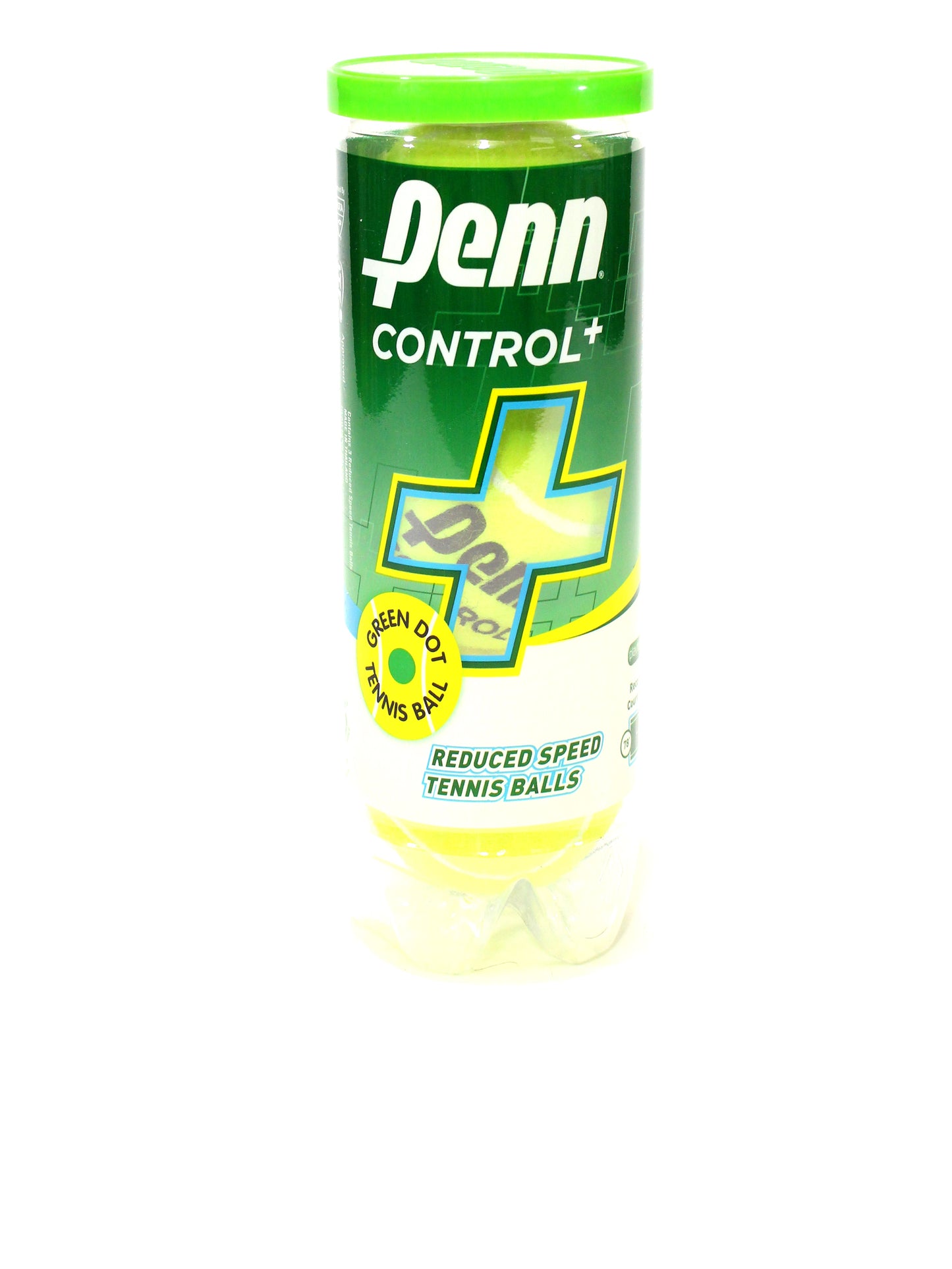 Penn balles Control Plus verte (tube de 3)