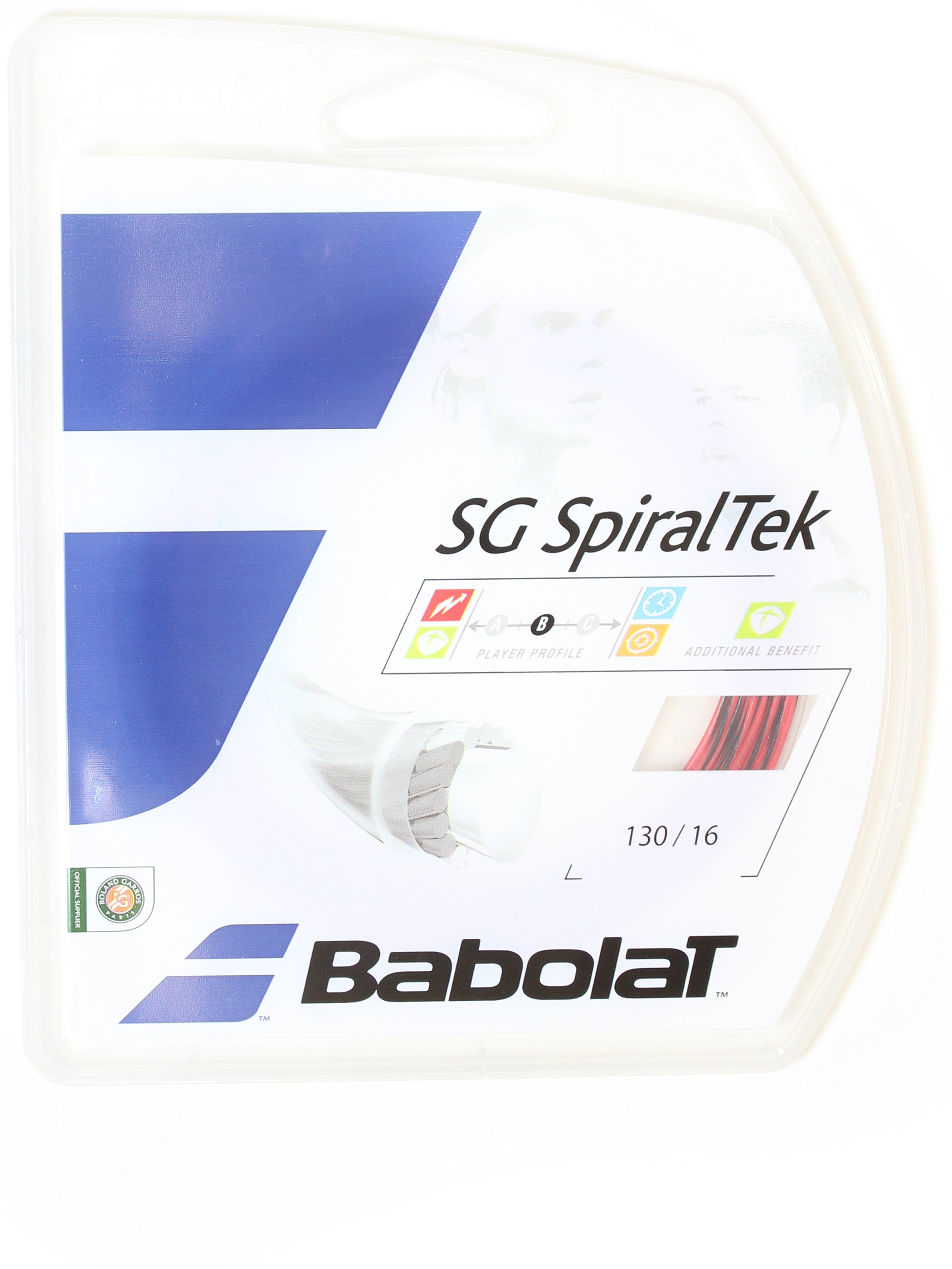 Babolat SG Spiraltek 130 16 Red Tenniszon