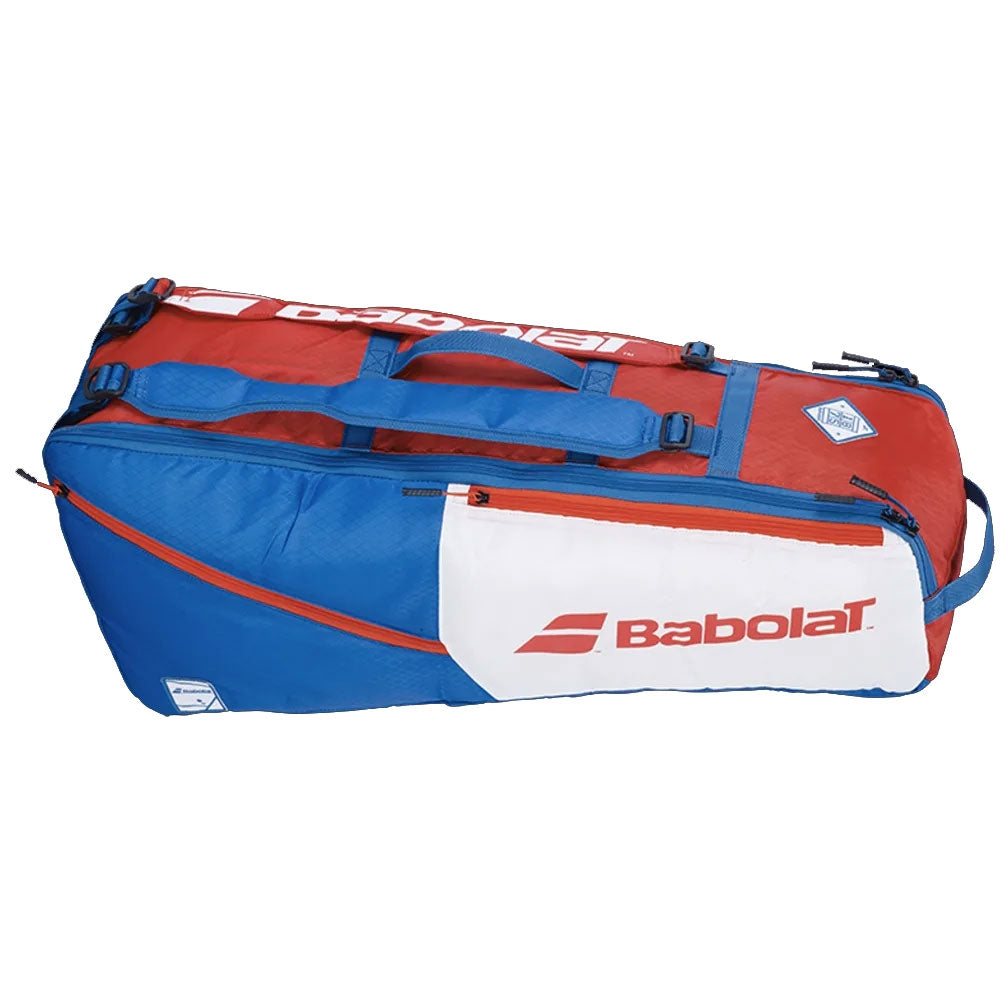 Babolat sac à dos EVO x6 Blanc/Bleu/Rouge