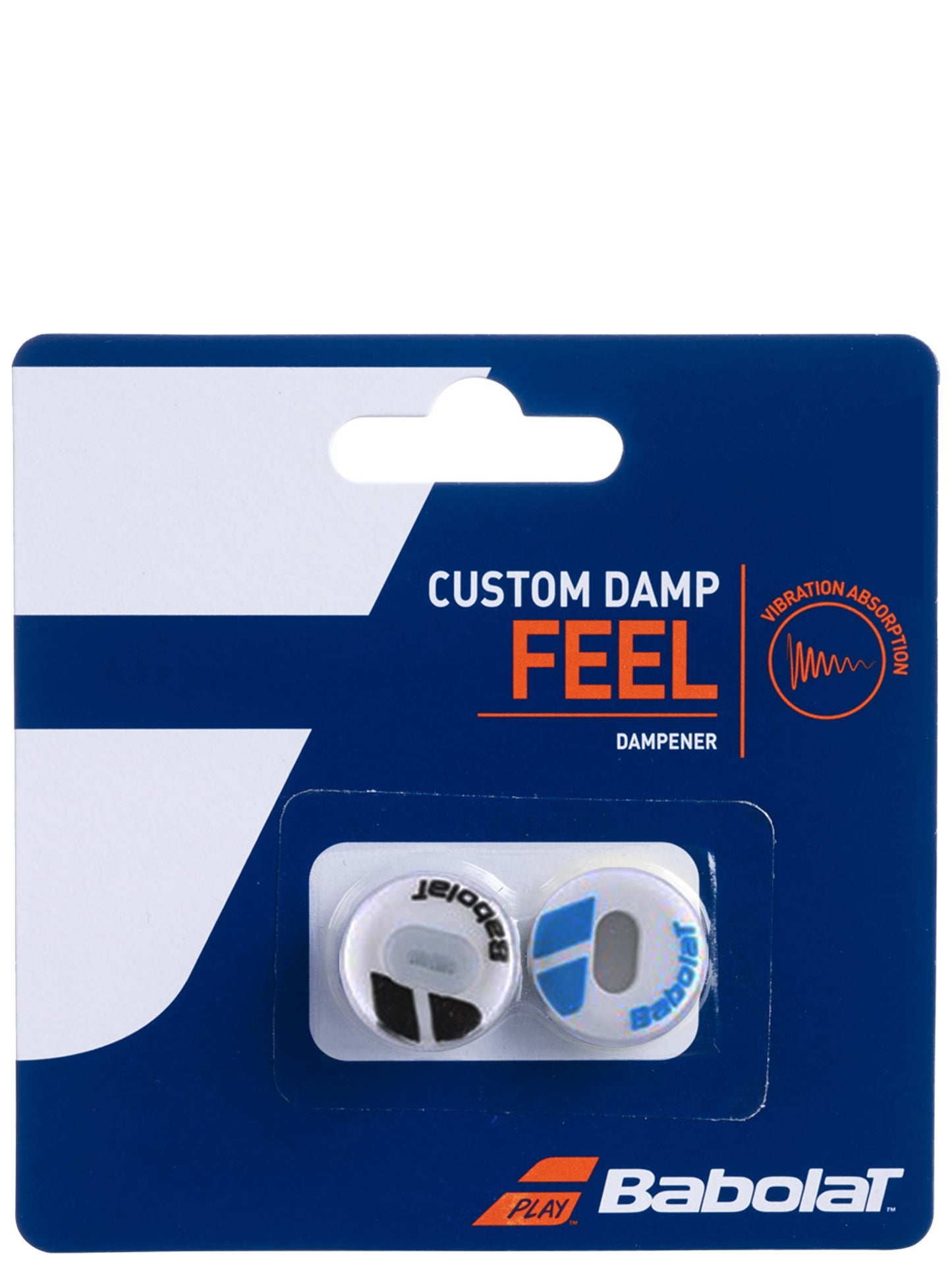 Babolat vibrastop Custom Damp x2 Blanc/Bleu