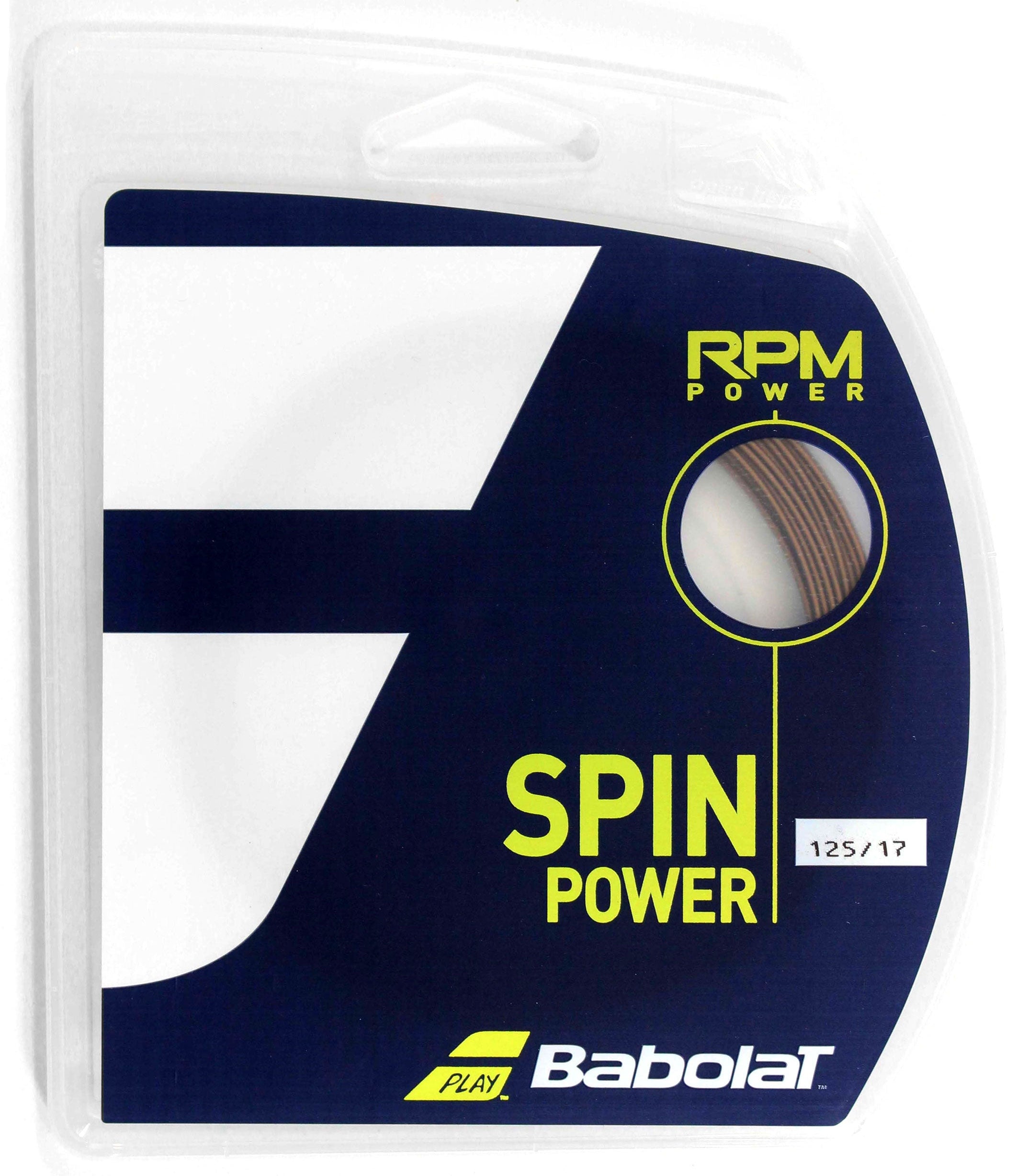 Babolat RPM Power 125 17 Electric Brown Tenniszon