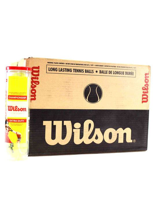 Caisse de balles Wilson Championship X-DUTY (18 tubes de 4)