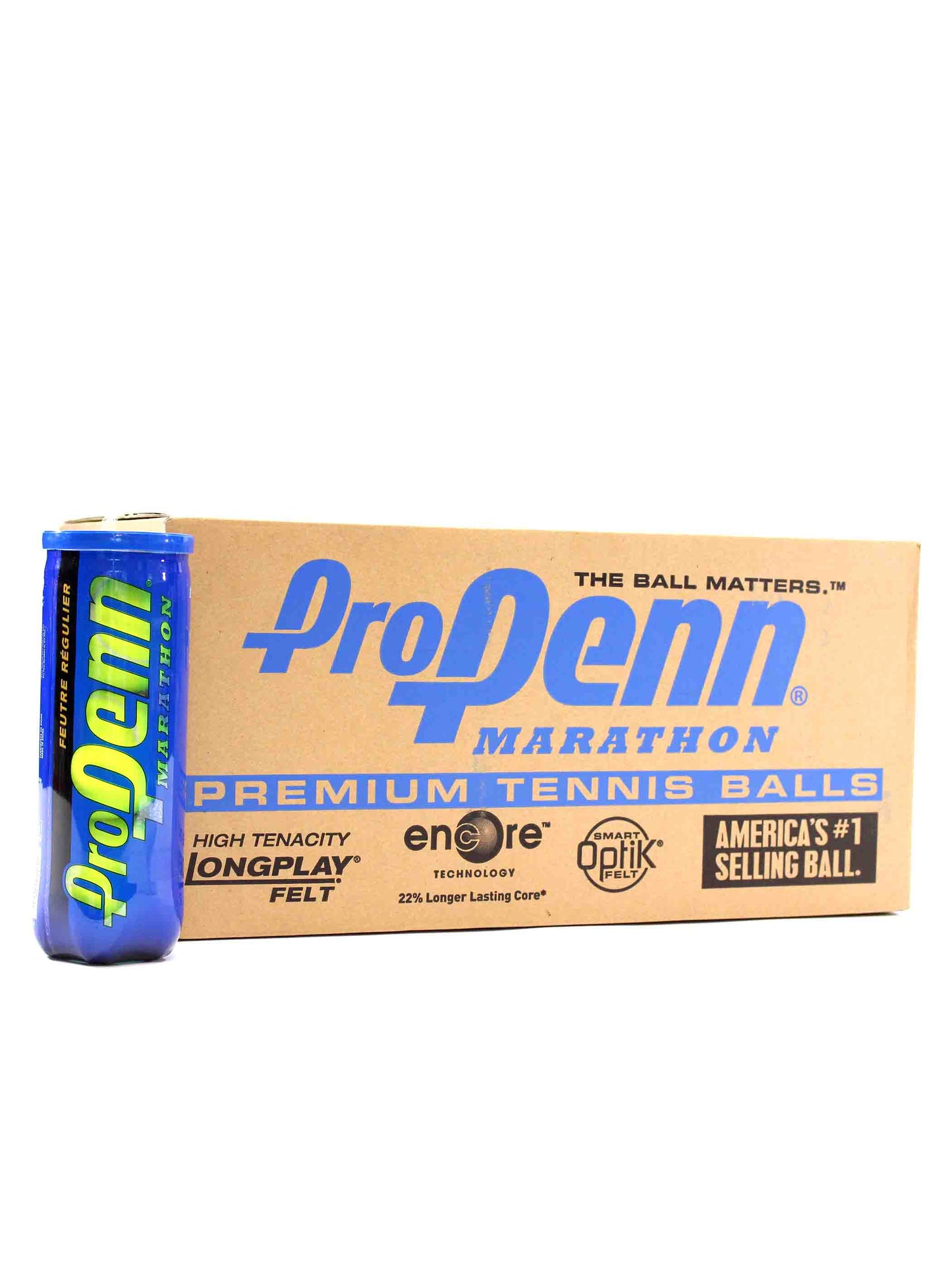 Caisse de balles Pro Penn Marathon REGULAR DUTY (24 tubes de 3)