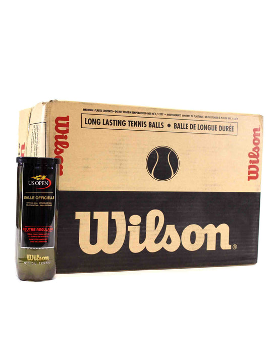 Caisse de balles Wilson US Open Regular Duty (24 tubes de 3)