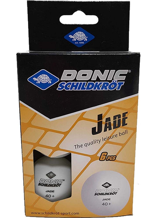 Donic balles Schildkröt Jade blanc (6 pqt)