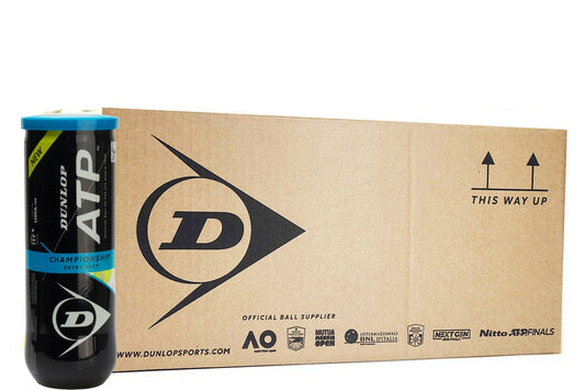 Caisse de balles Dunlop Championship X-DUTY (24 tubes de 3)