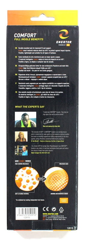 Enertor Unisex Confort Full Insoles - Tenniszon