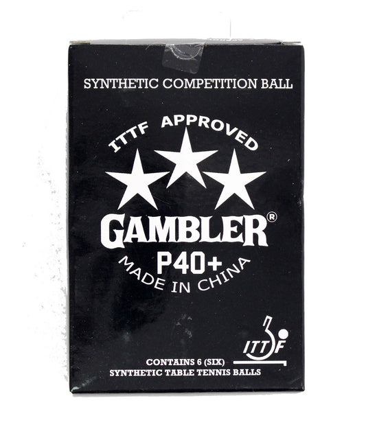 Balles Gambler P40+ boite de 6 balles