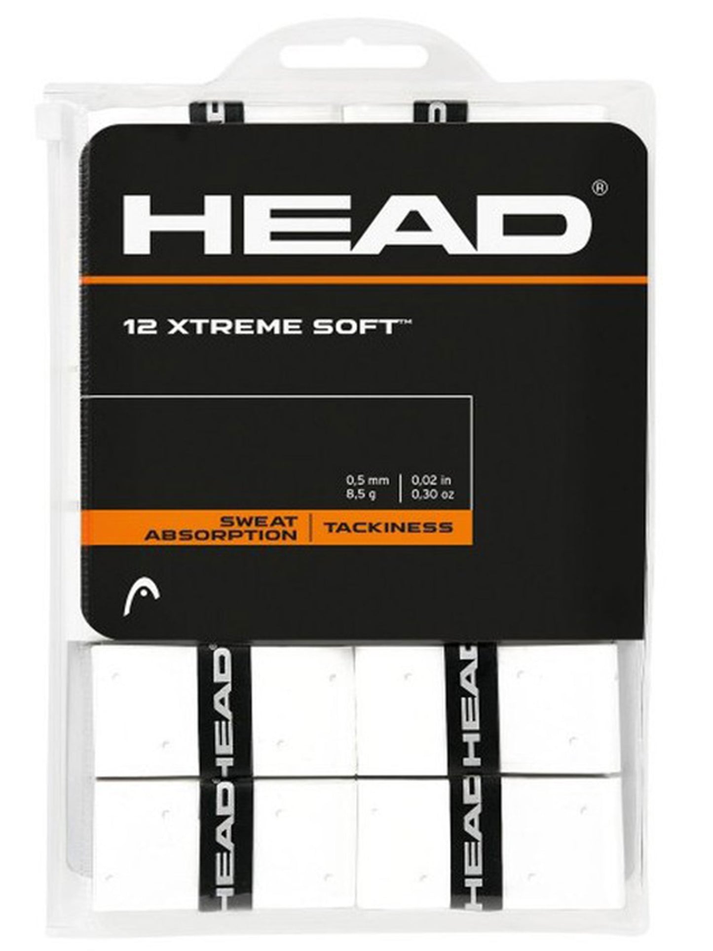 Head overgrip Xtreme Soft White 12PK