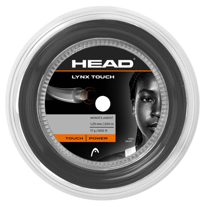 Head reel Lynx Touch 17 Transparent Black (200M)