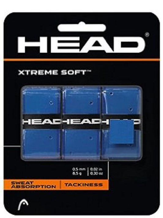 Head overgrip Xtreme Soft Bleu 3/pqt