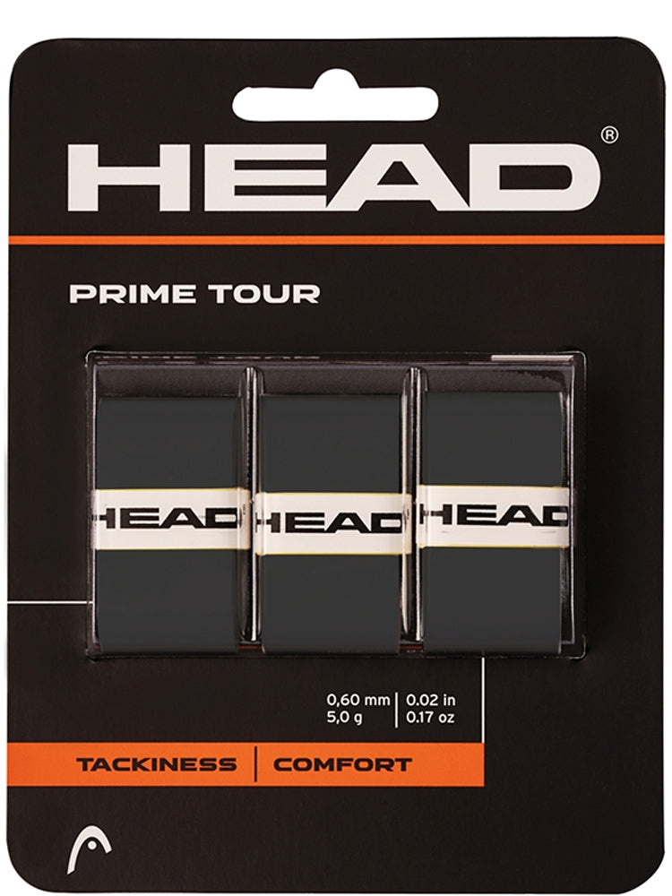 Head overgrip Prime Tour Noir 3/pqt