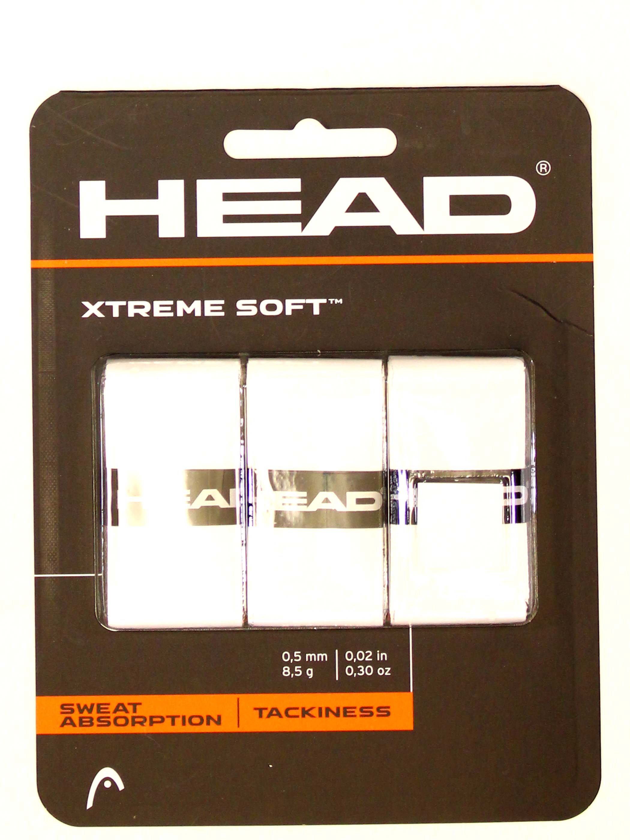 Head Xtreme Soft x 3 Tennis Overgrip - White