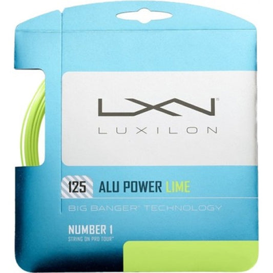 Luxilon Alu Power 125 Édition Limitée Lime