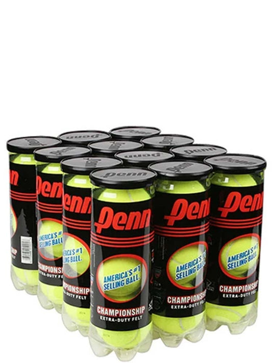 Caisse de balles Penn Championship X-DUTY jaune (12 tubes de 3)