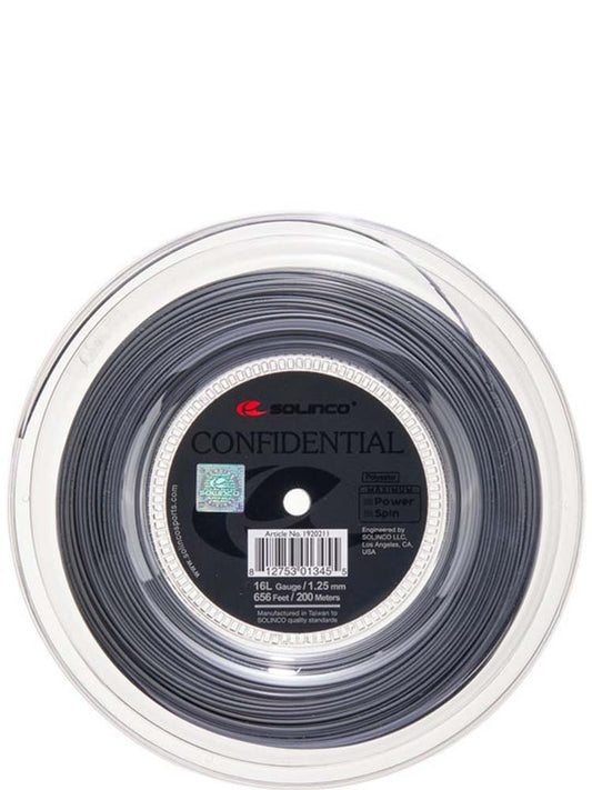 Solinco roulette Confidential 16L Gris (200M)