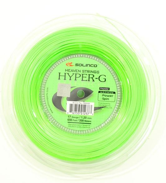 Solinco roulette Hyper-G 17 Vert (200M)