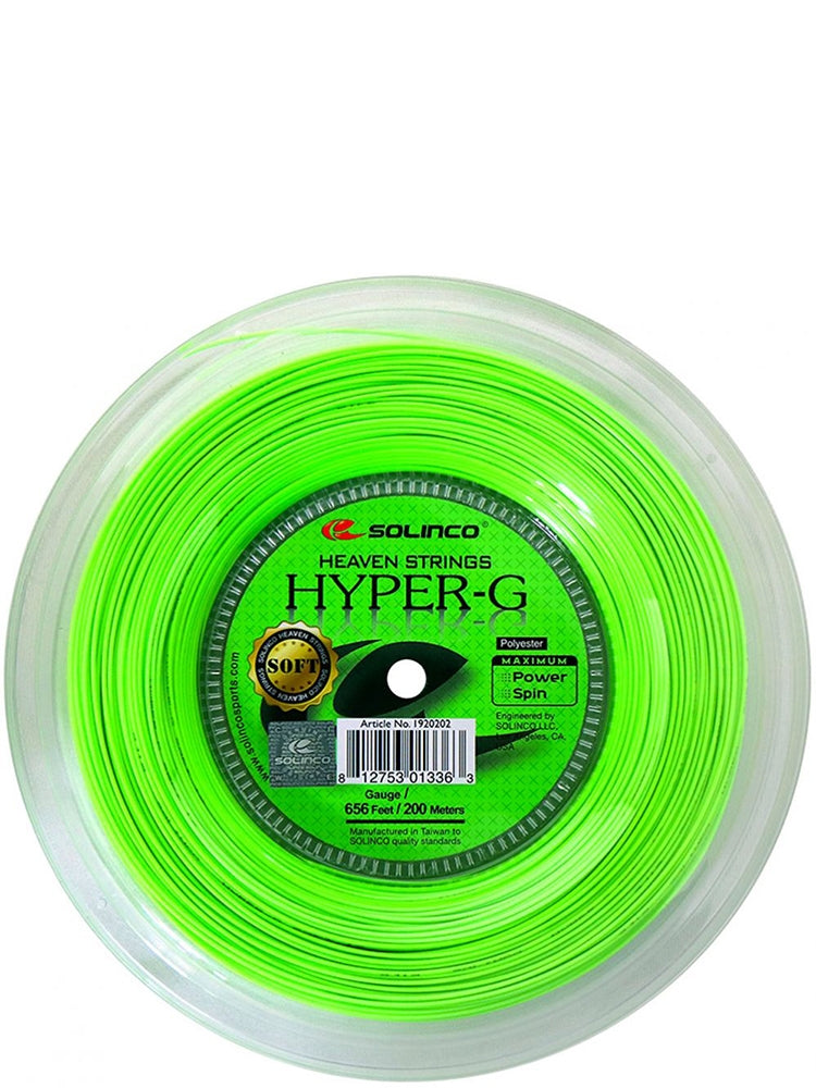 Solinco roulette Hyper-G Soft 16L Vert (200M)