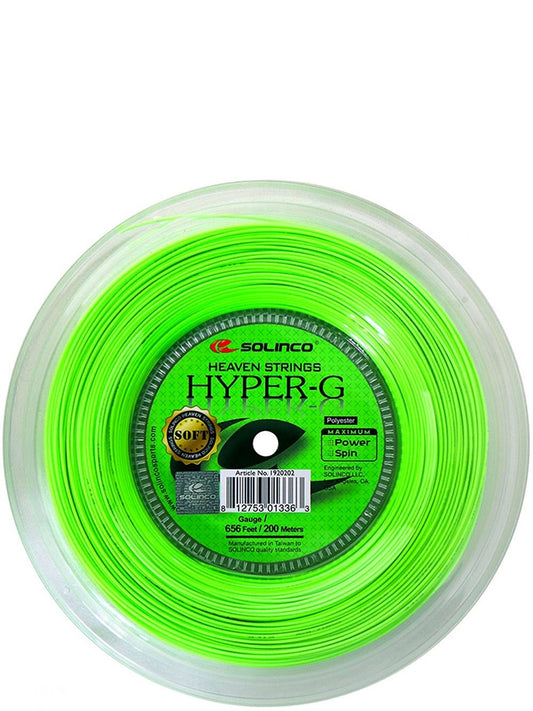 Solinco roulette Hyper-G Soft 16L Vert (200M)