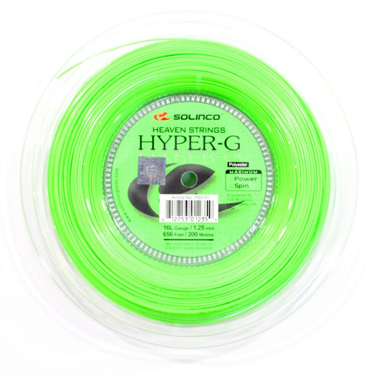 Solinco roulette Hyper-G 16L Vert (200M)