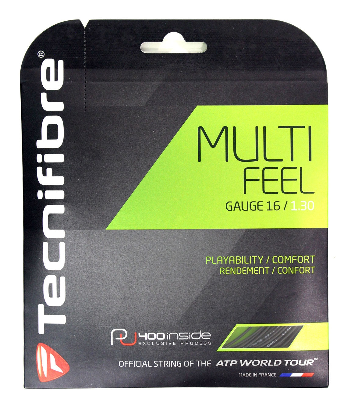 Tecnifibre MultiFeel 130/16 Black - Tenniszon