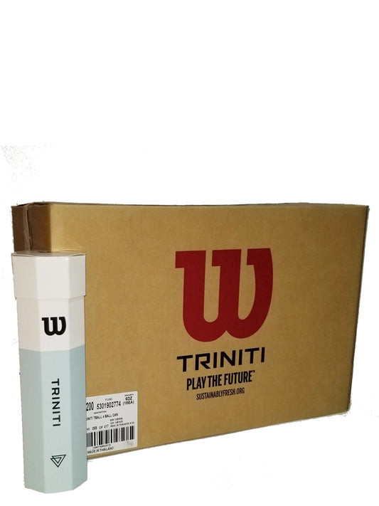 Caisse de balles Wilson Triniti (18 tubes de 4)