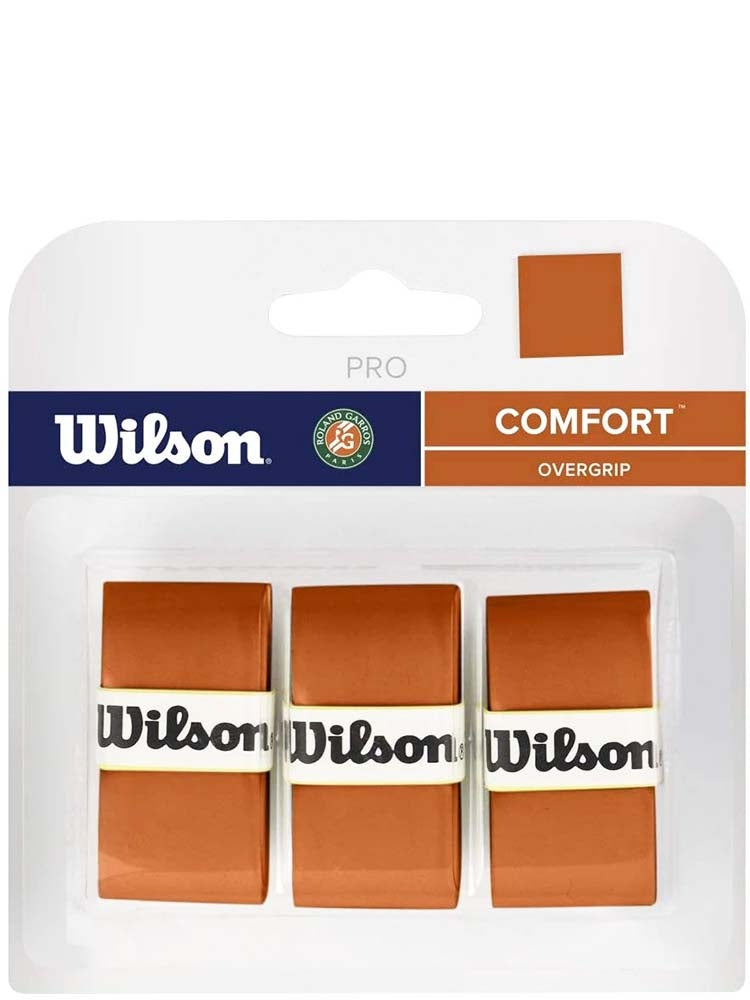 Wilson Pro Overgrip Roland Garros CLAY (3) Brown