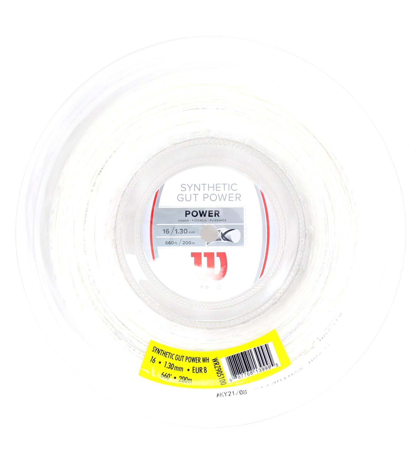Wilson roulette Synthetic Gut Power 130/16 Blanc (200M)