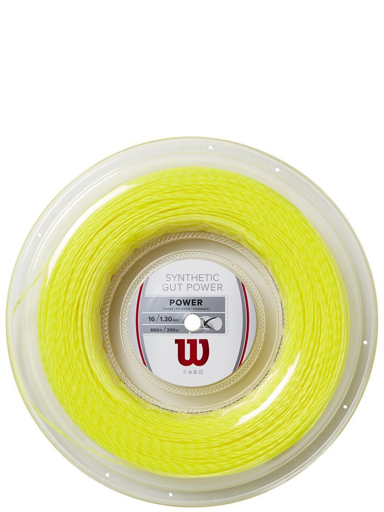 Wilson roulette Synthetic Gut Power 130/16 Jaune (200M)