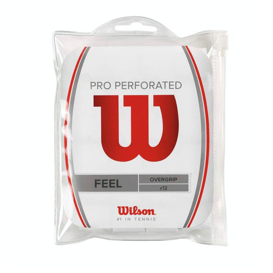 Wilson Pro Perforated Overgrip (12) Blanc