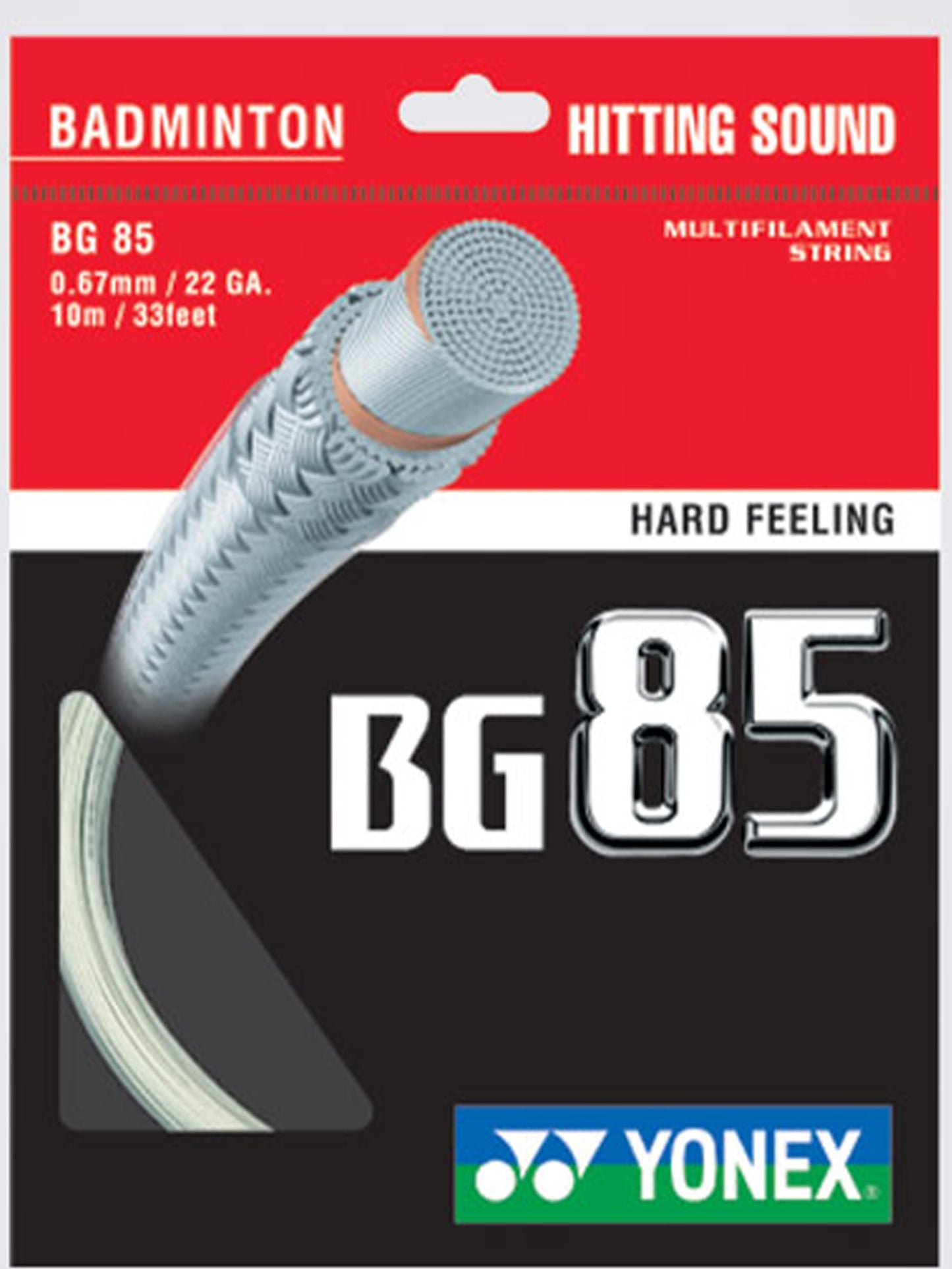 Yonex BG85 10m Blanc