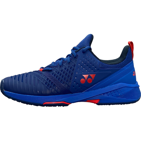 Yonex Men's Power Cushion Sonicage 3 CLAY Navy/Red